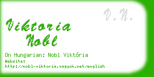 viktoria nobl business card